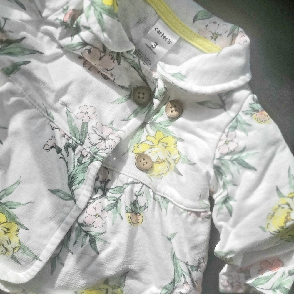 Infant button coat